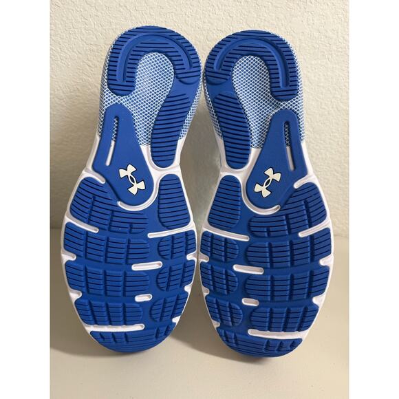 NEW Under Armour HOVR Turbulence Running Shoes Mens 13 White Blue 3025419 100 - Picture 5 of 6